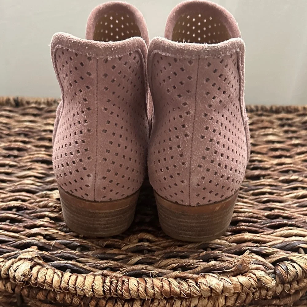 Lucky Brand Blush Perforated Ankle Booties - Picture 3 of 5